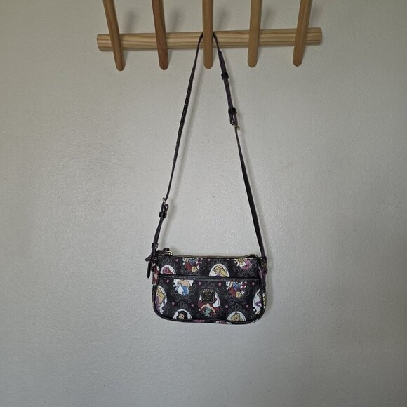 Dooney & Bourke Disney Parks Runaway Princess Crossbody Pouchette Bag Black NWOT - Picture 2 of 16